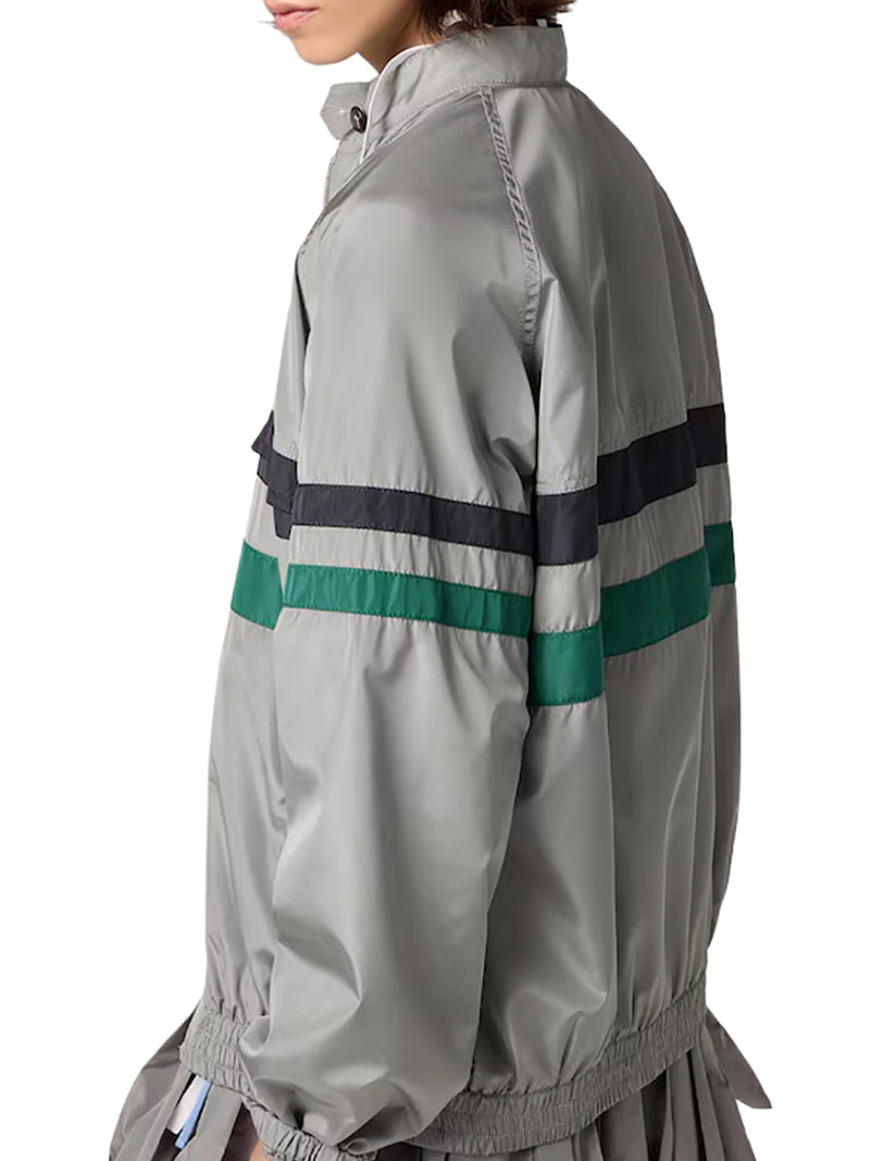 Miu Miu Women Tec Silk Blouson