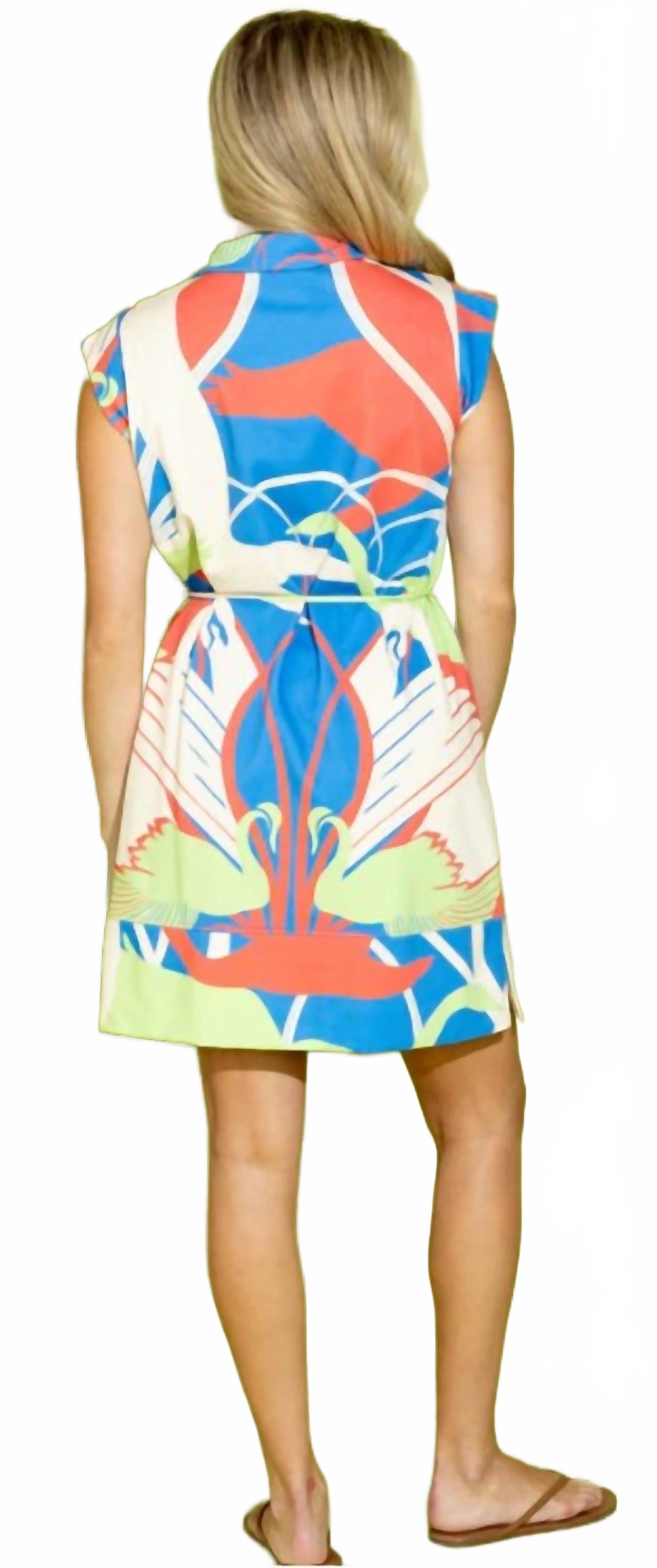 Leigh Dress In Royal Arcadia
