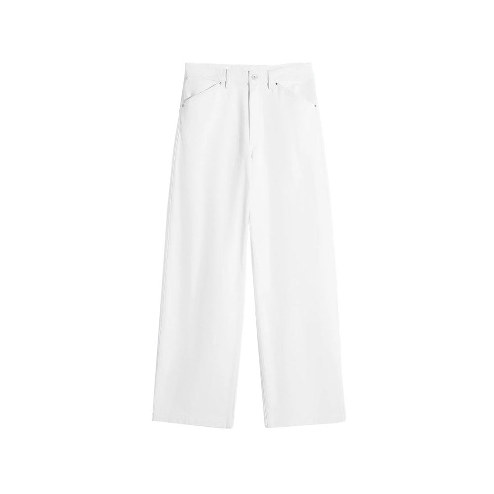 Lemaire White Denim - Wide-Leg Jeans Men