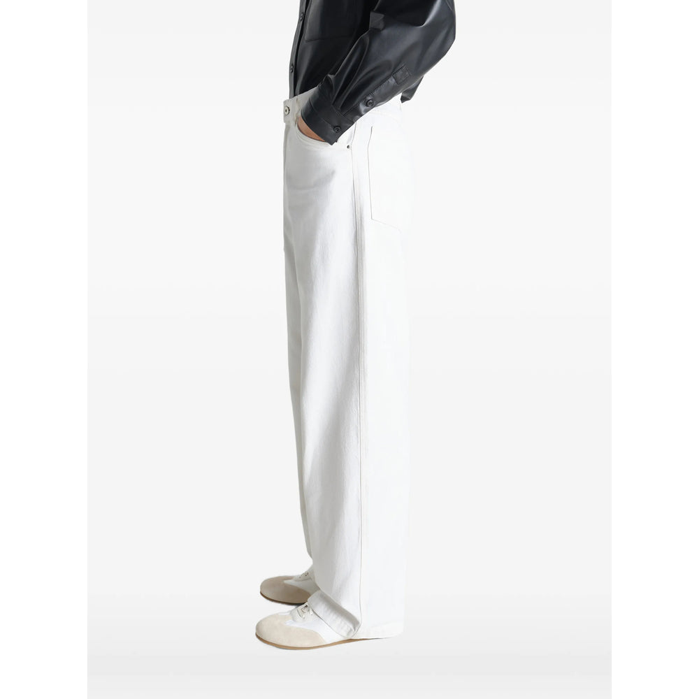 Lemaire White Denim - Wide-Leg Jeans Men