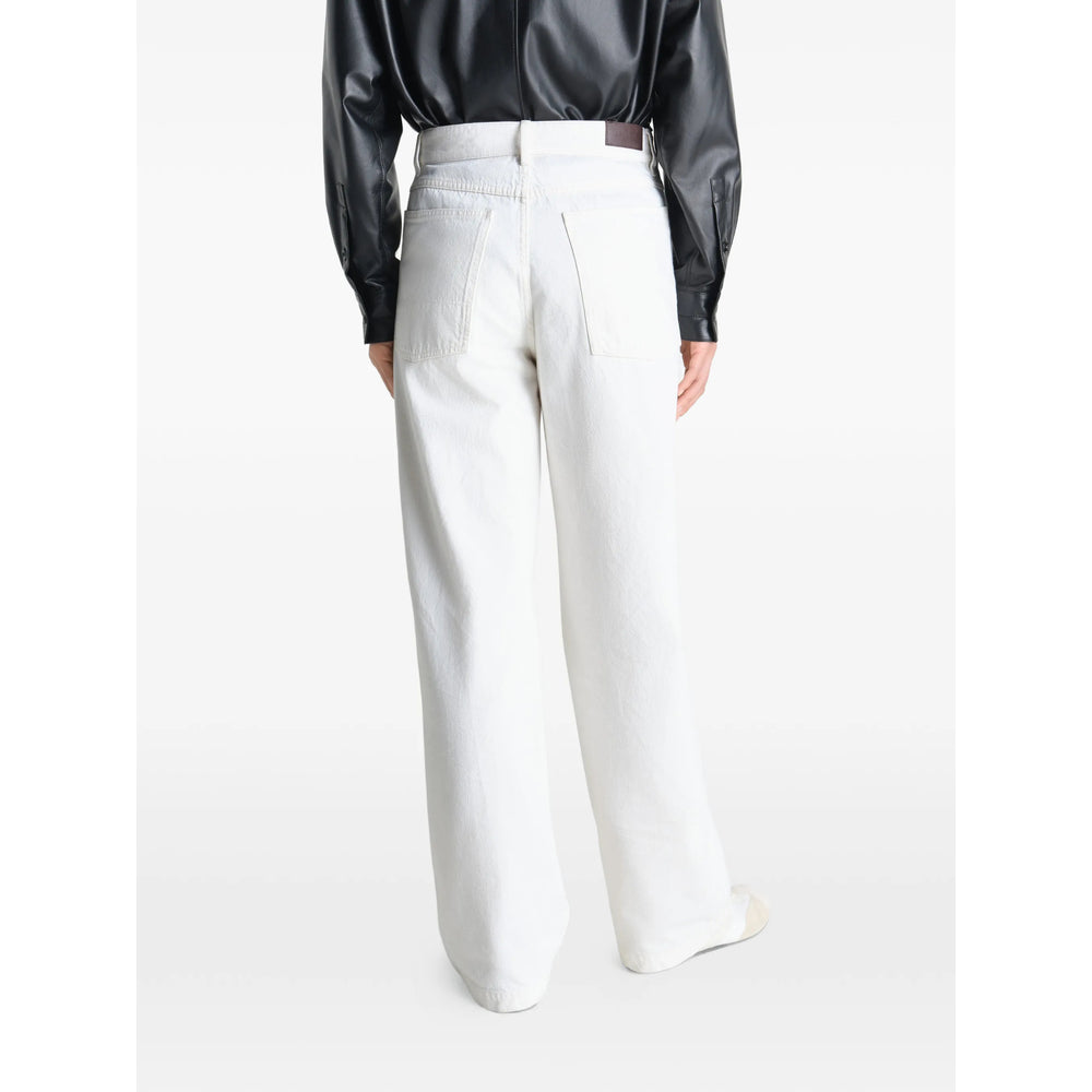 Lemaire White Denim - Wide-Leg Jeans Men