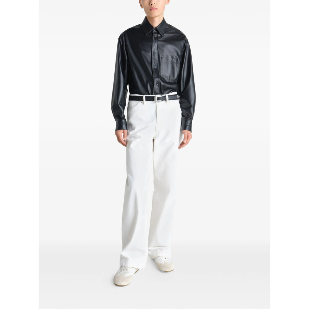 Lemaire White Denim - Wide-Leg Jeans Men