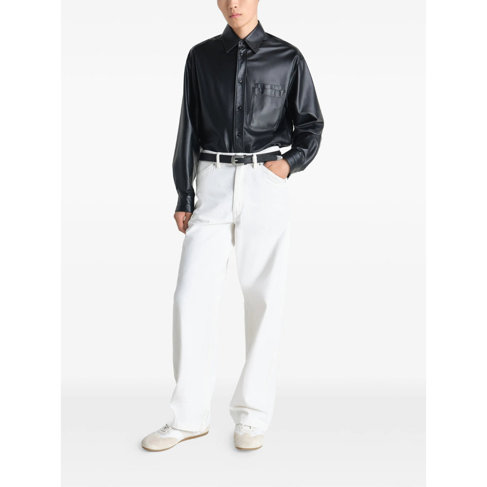Lemaire White Denim - Wide-Leg Jeans Men