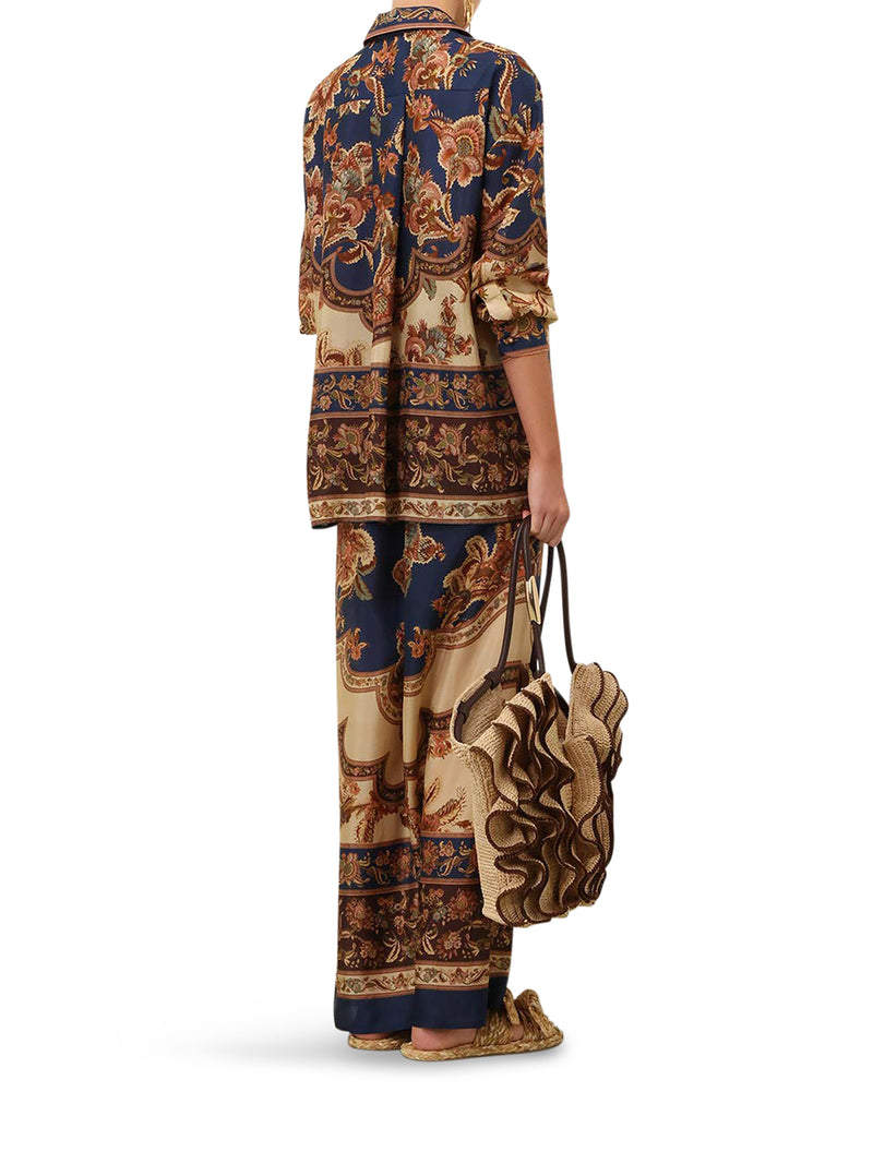 Zimmermann Women Aster Printed Silk Shirt