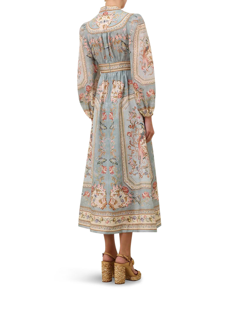 Zimmermann Women Roselight Plunge Midi Dress