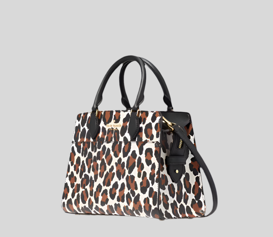NWT Kate Spade Madison Small Satchel Leopard Print
