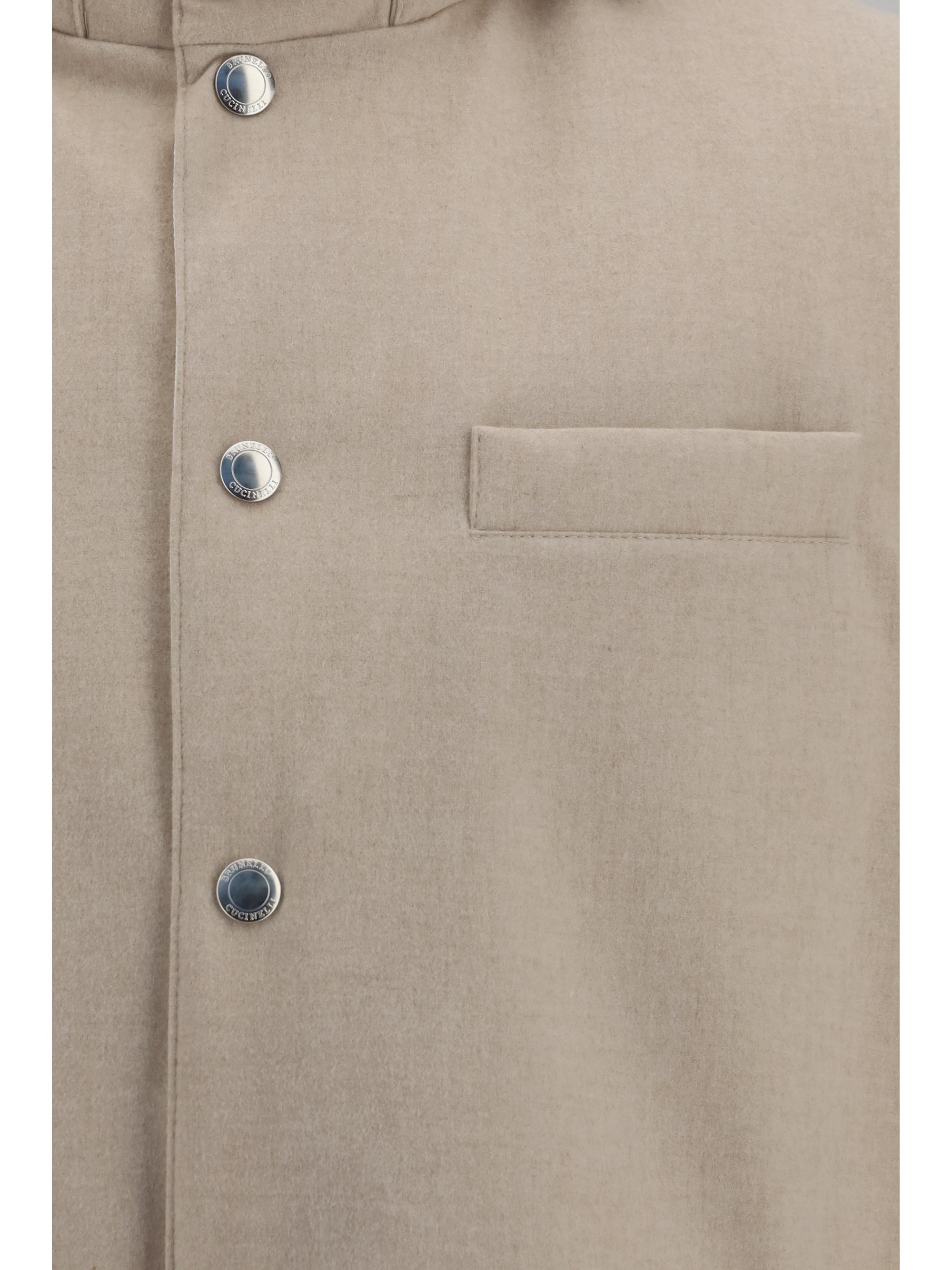Brunello Cucinelli Men Wool Down Vest