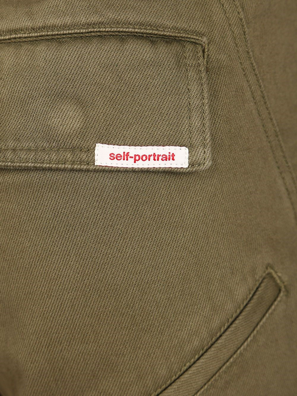 Self-Portrait Women Cargo Jeans