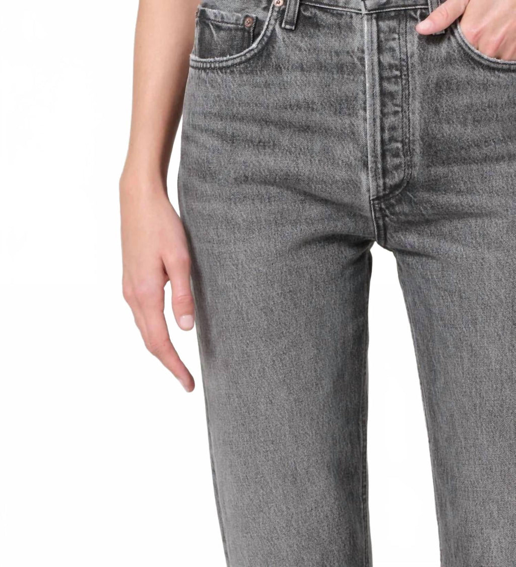 90's Pinch Waist Crop Jean In Audit