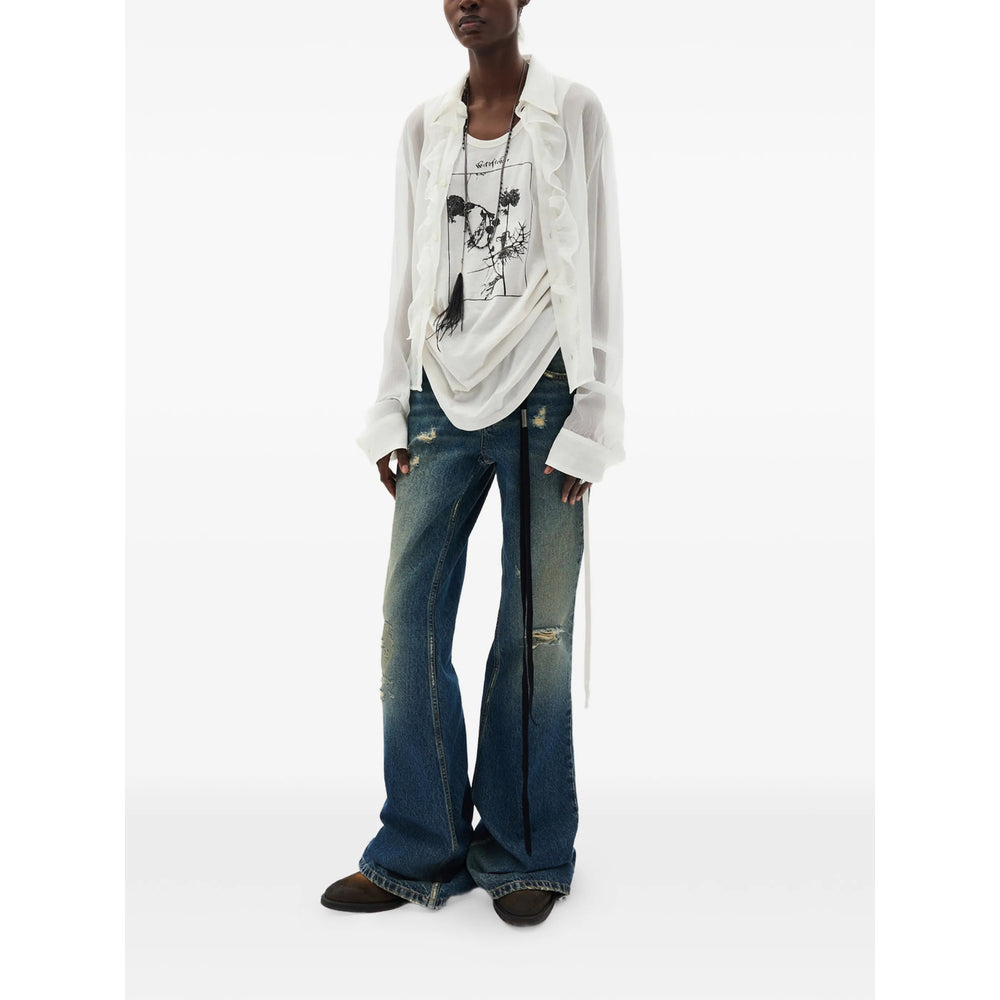 Ann Demeulemeester Blue Denim - Bootcut Jeans Women