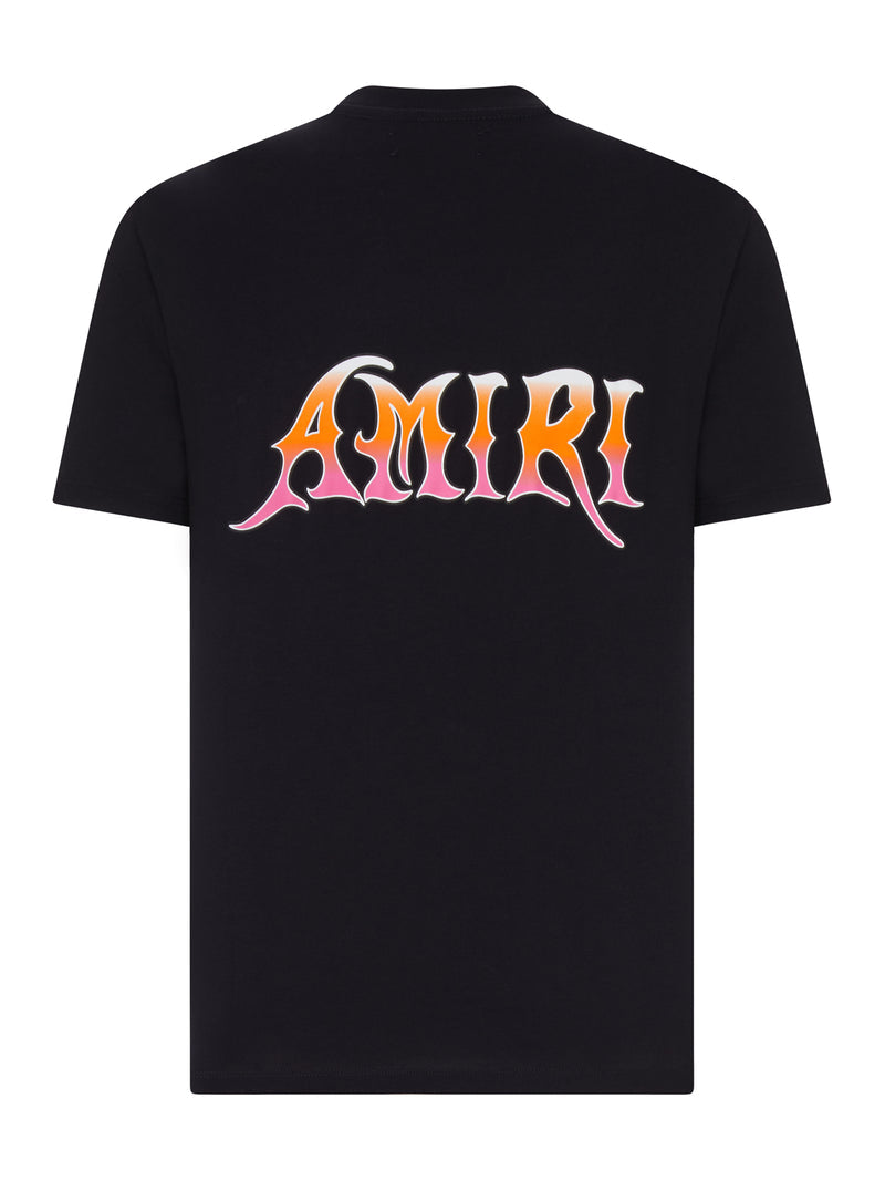 Amiri Men Cotton T-Shirt With Front Logo