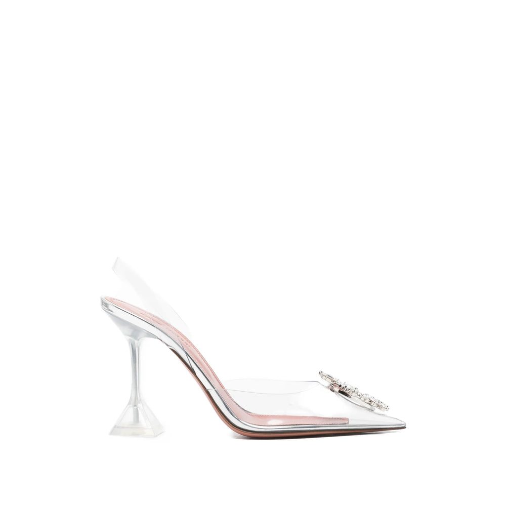Amina Muaddi White Shoes Women