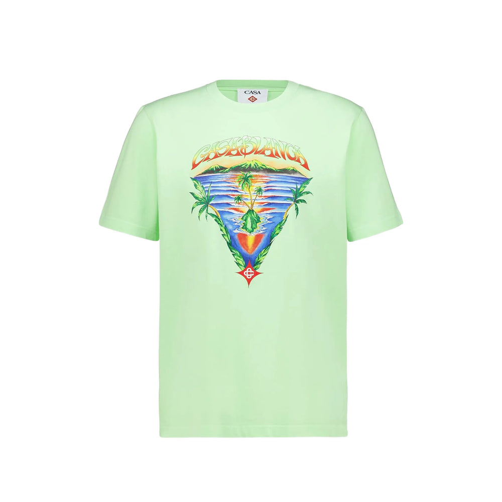 Casablanca Green T-Shirts & Vests - T-Shirts Men