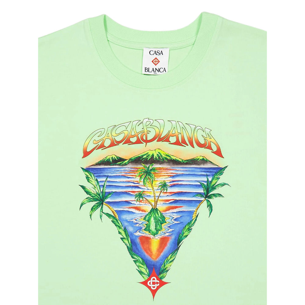 Casablanca Green T-Shirts & Vests - T-Shirts Men