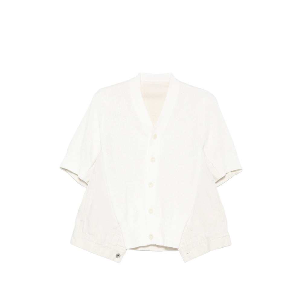 Sacai Neutrals Knitwear - Cardigans Women