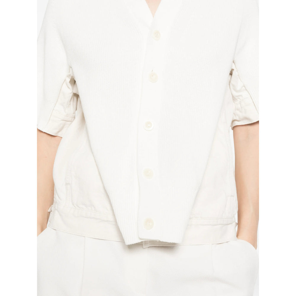 Sacai Neutrals Knitwear - Cardigans Women