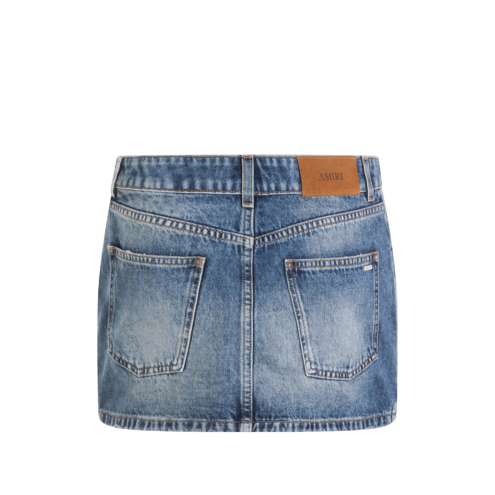 Amiri Blue Skirts - Pencil Skirts Women