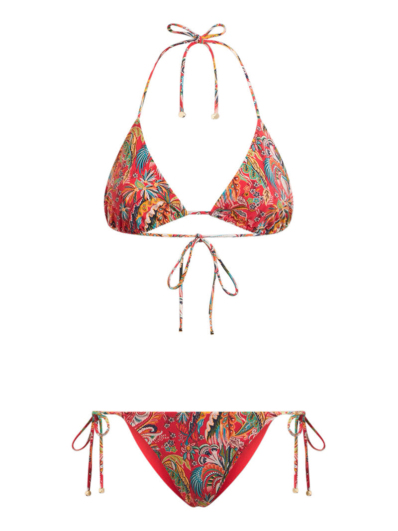 Etro Women Bikini With Paisley Foliage Motif