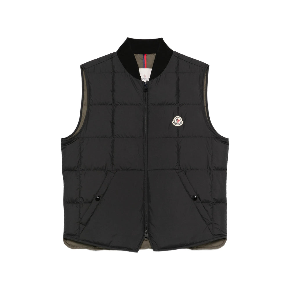 Moncler Black Jackets - Waistcoats & Gilets Men