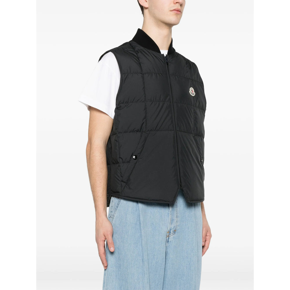 Moncler Black Jackets - Waistcoats & Gilets Men