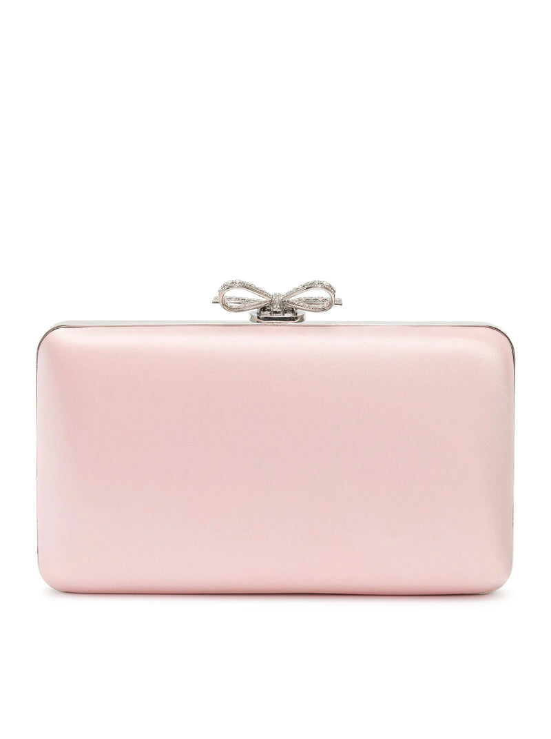 Self-Portrait Women Satin Clutch With Jewel Details