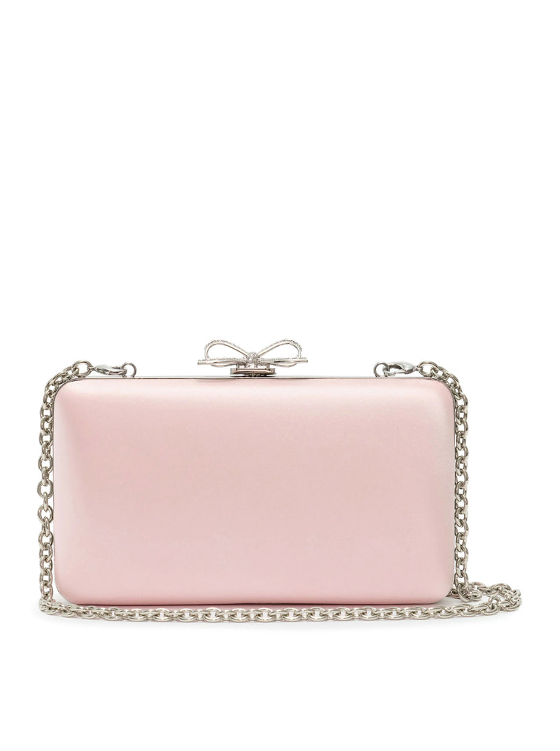 Self-Portrait Women Satin Clutch With Jewel Details