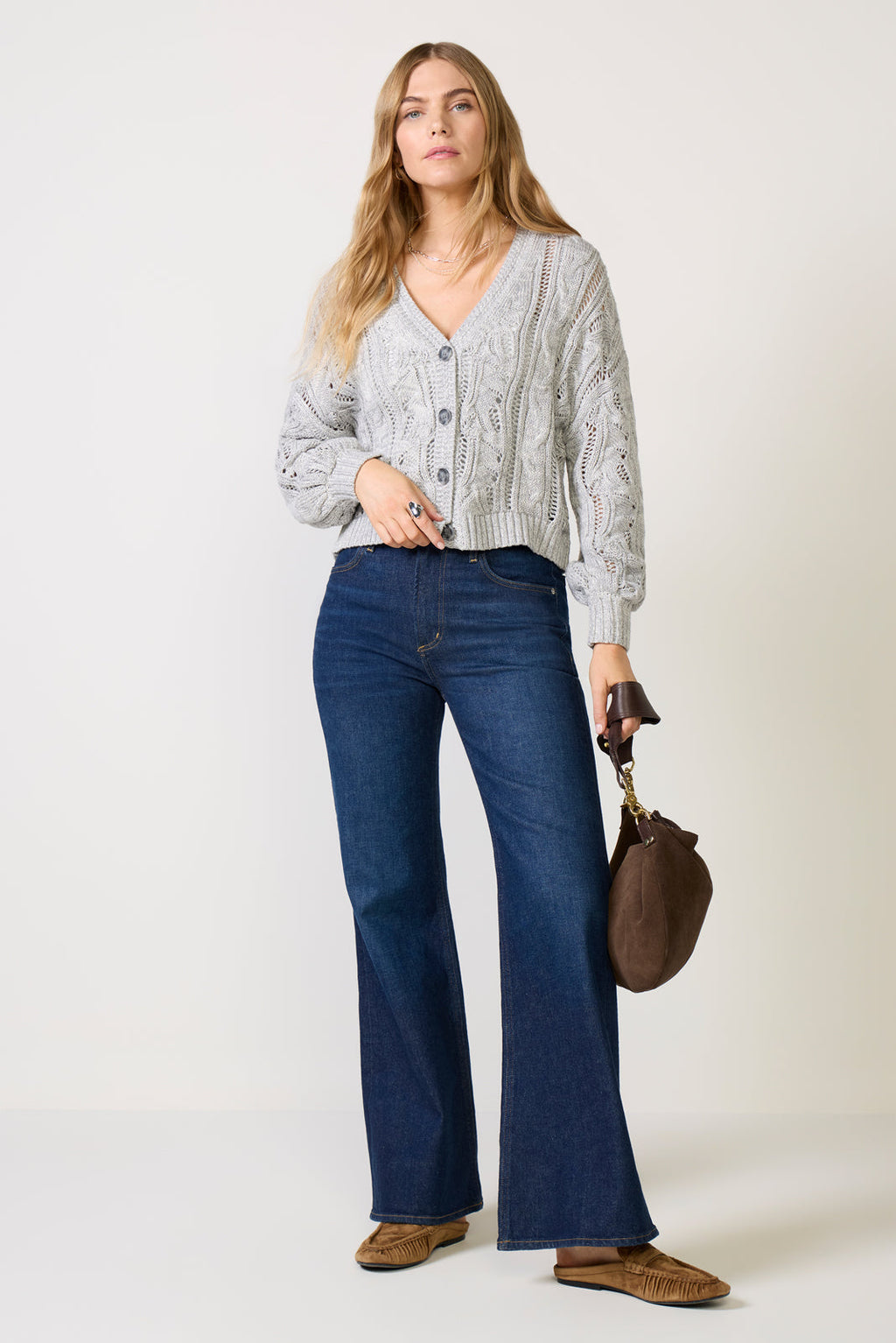 Women's Brielle Pointelle Cardigan