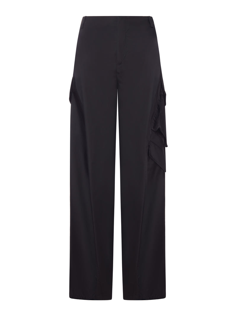 Alaia Women Taffeta Cargo Pants