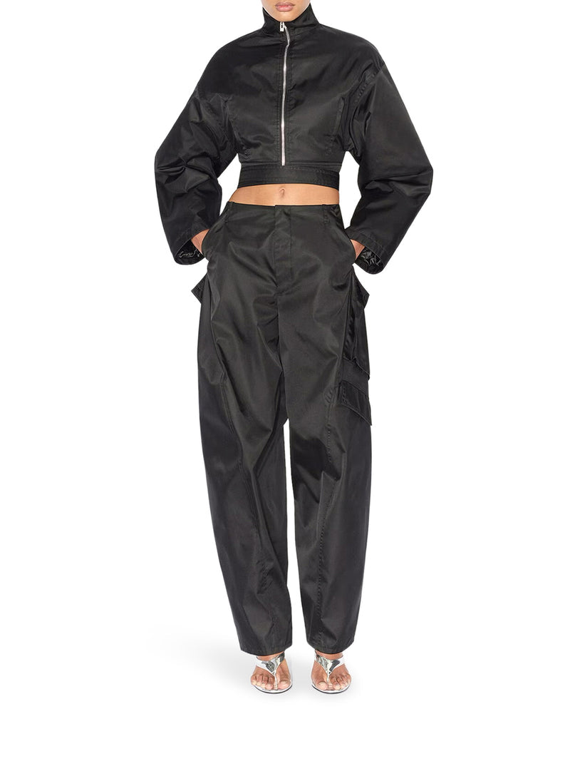 Alaia Women Taffeta Cargo Pants