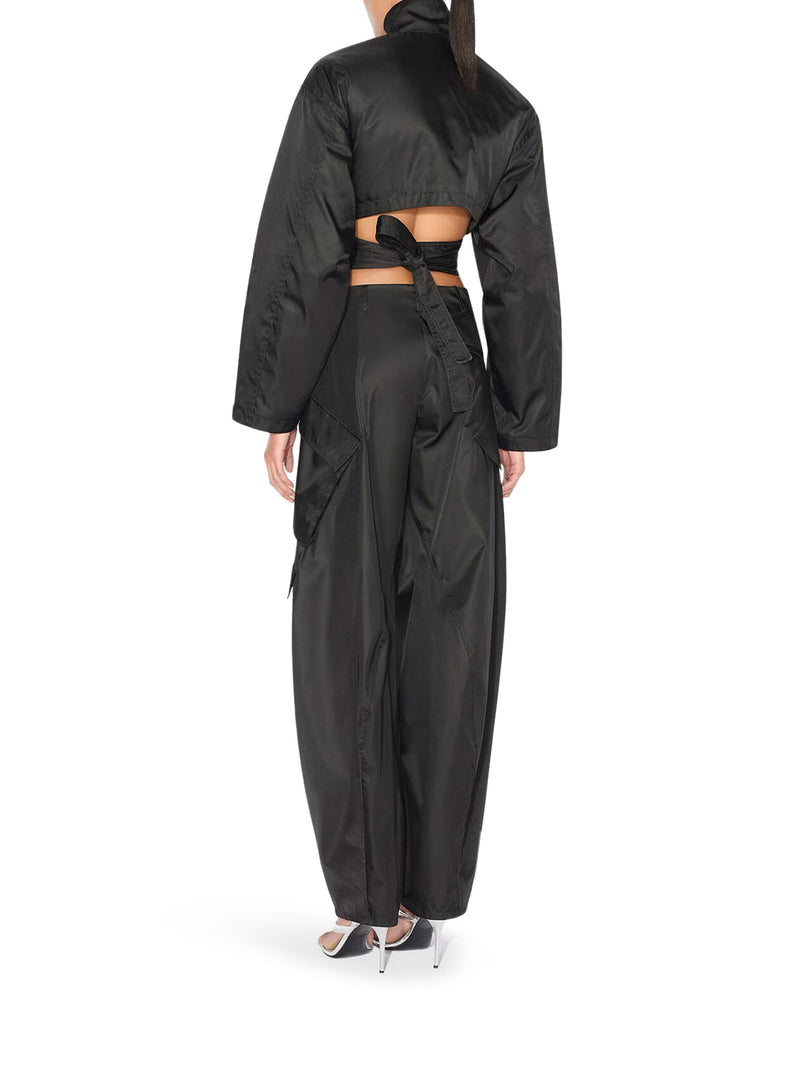 Alaia Women Taffeta Cargo Pants