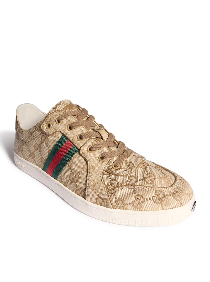 Gucci Men Low Stretch Gg Sneakers