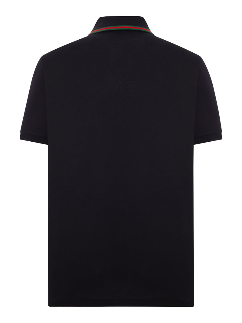 Gucci Men Cotton Piqué Jersey Polo