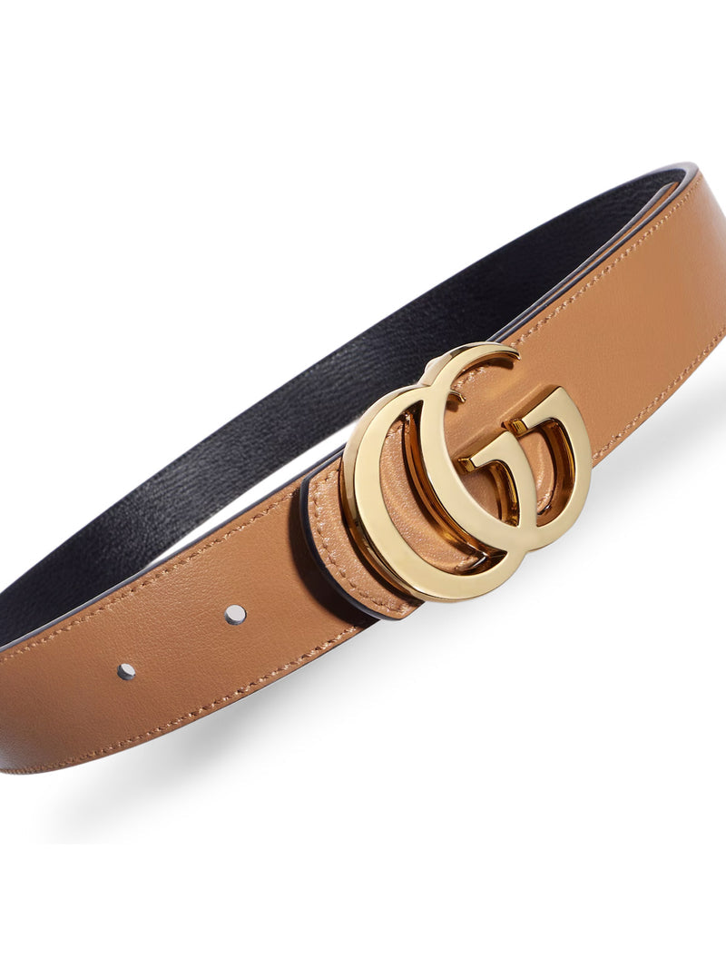 Gucci Women Gg Marmont Reversible Belt
