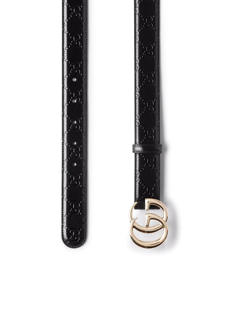 Gucci Women Gg Marmont Thin Belt