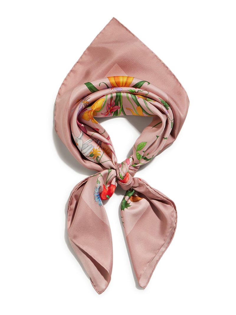 Gucci Women Printed Silk Twill Scarf