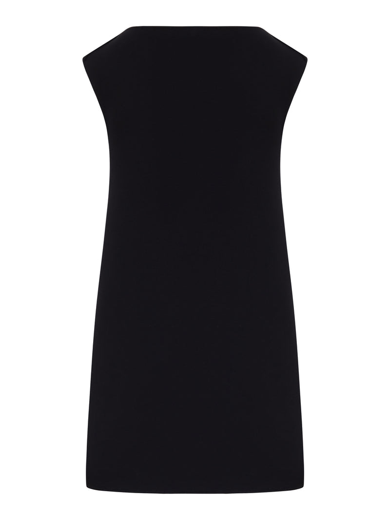 Celine Women Wool Blend Dress With Triomphe Logo