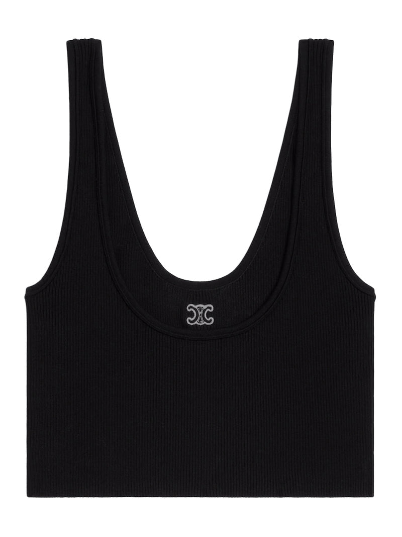 Celine Women Triomphe Cotton Top