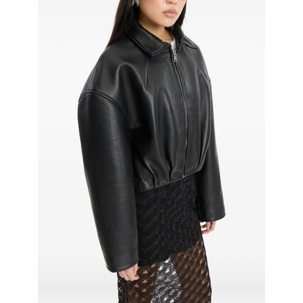 Rotate Black Jackets - Leather Jackets Women