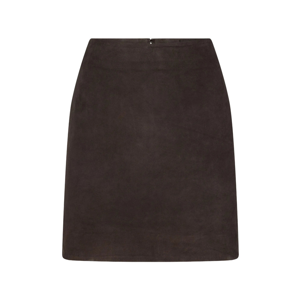 Rotate Brown Skirts - Fitted Skirts Women
