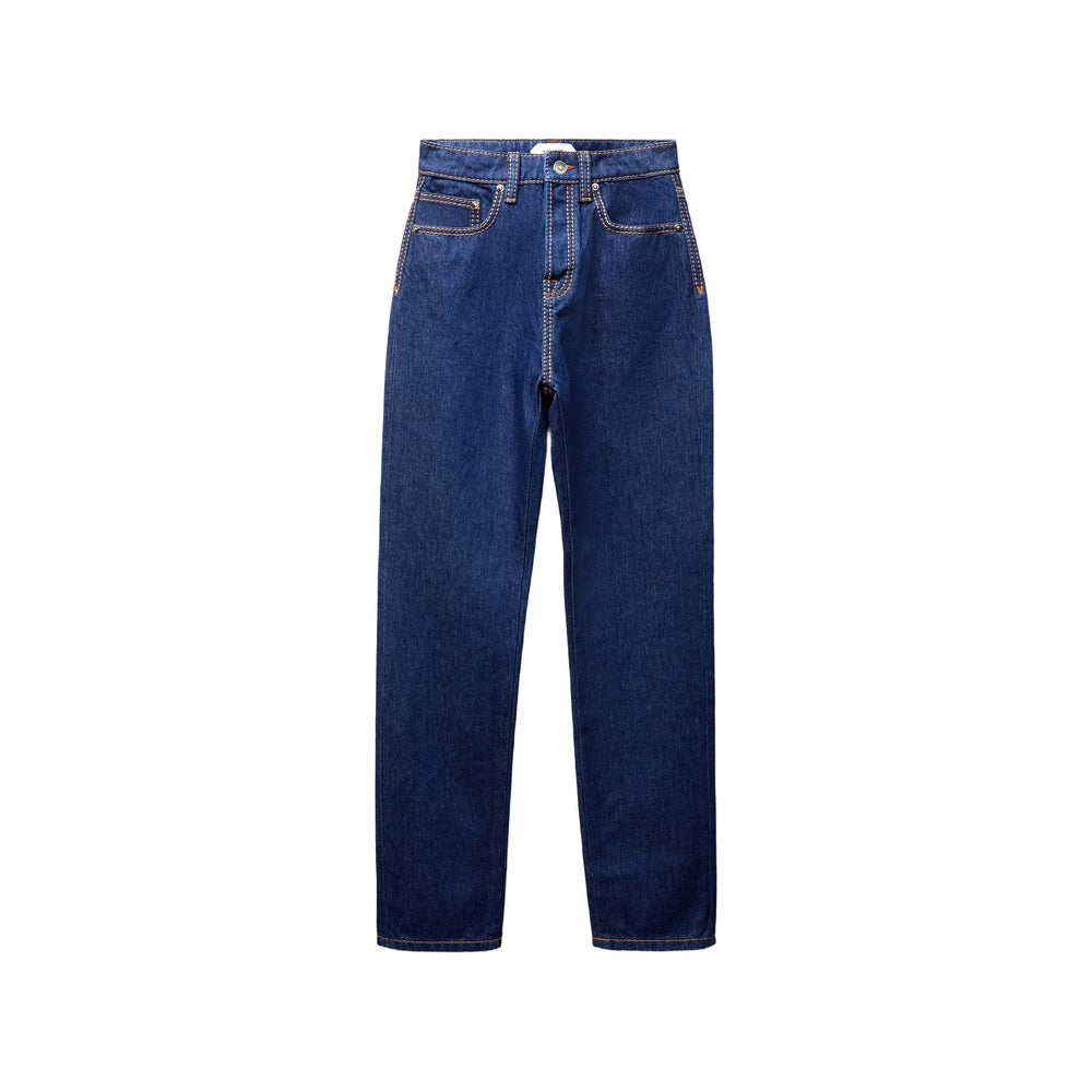 Versace Blue Denim - Straight-Leg Jeans Women