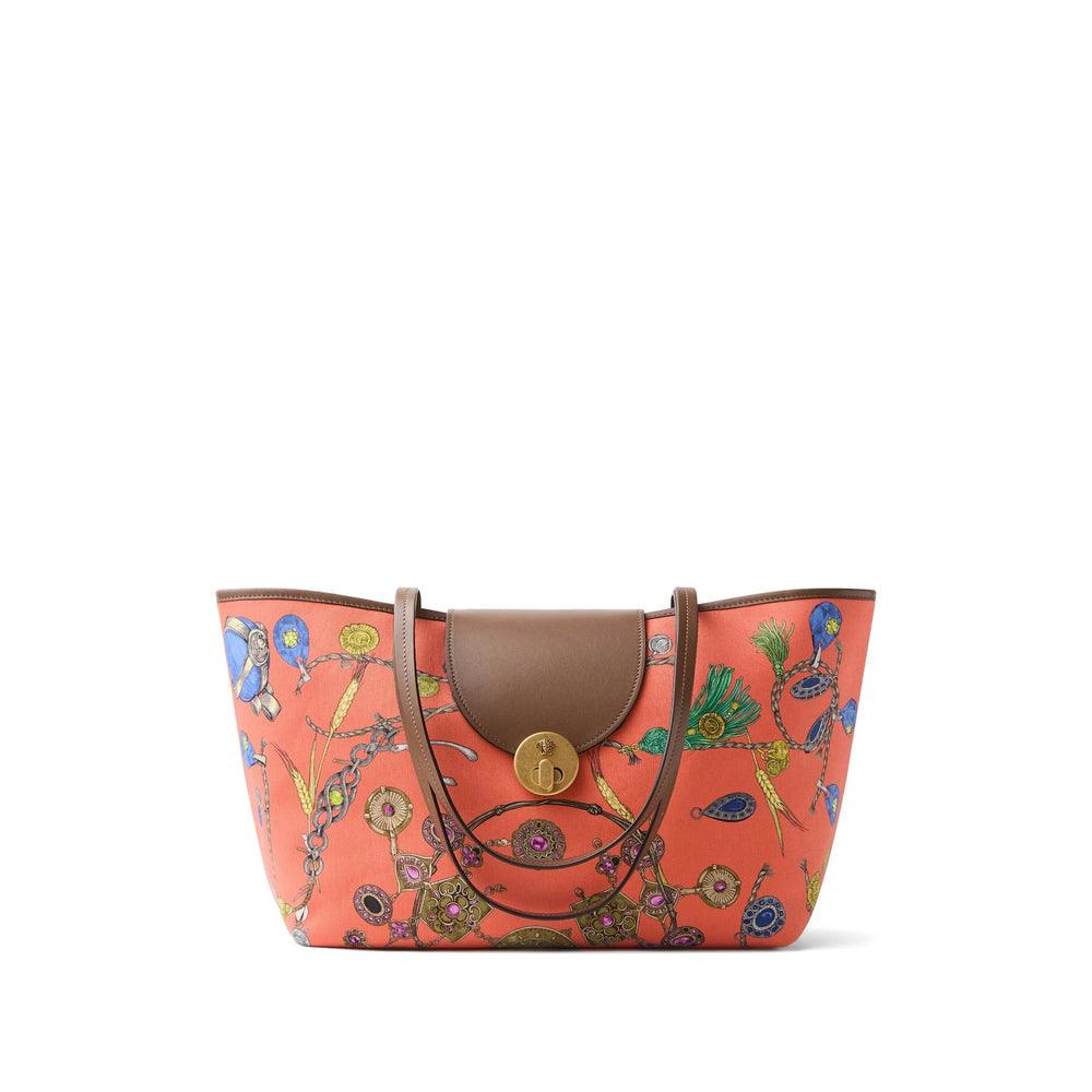 Versace Red Tote Bags Women