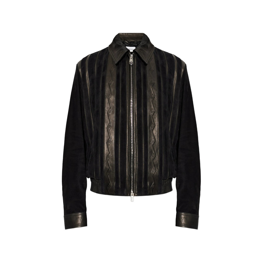 Versace Black Jackets - Leather Jackets Men