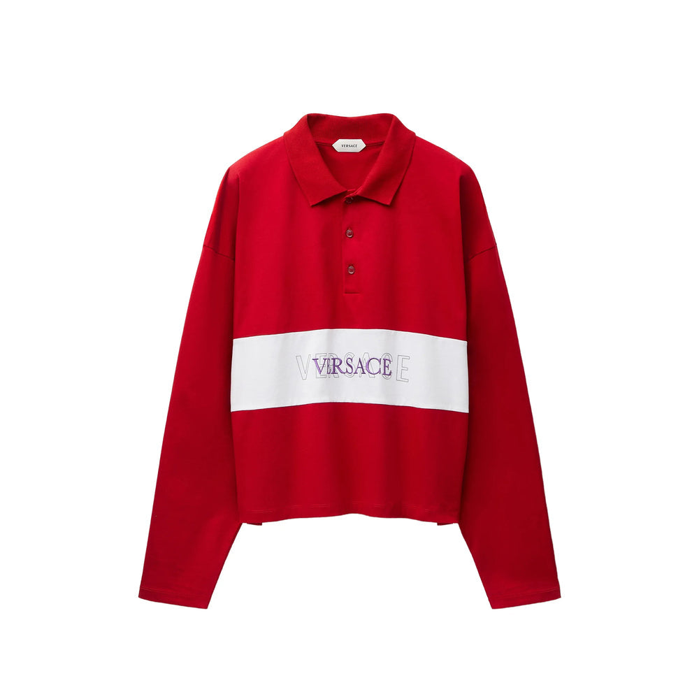 Versace Red Polo Shirts Men