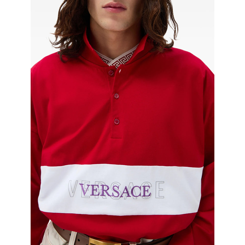 Versace Red Polo Shirts Men
