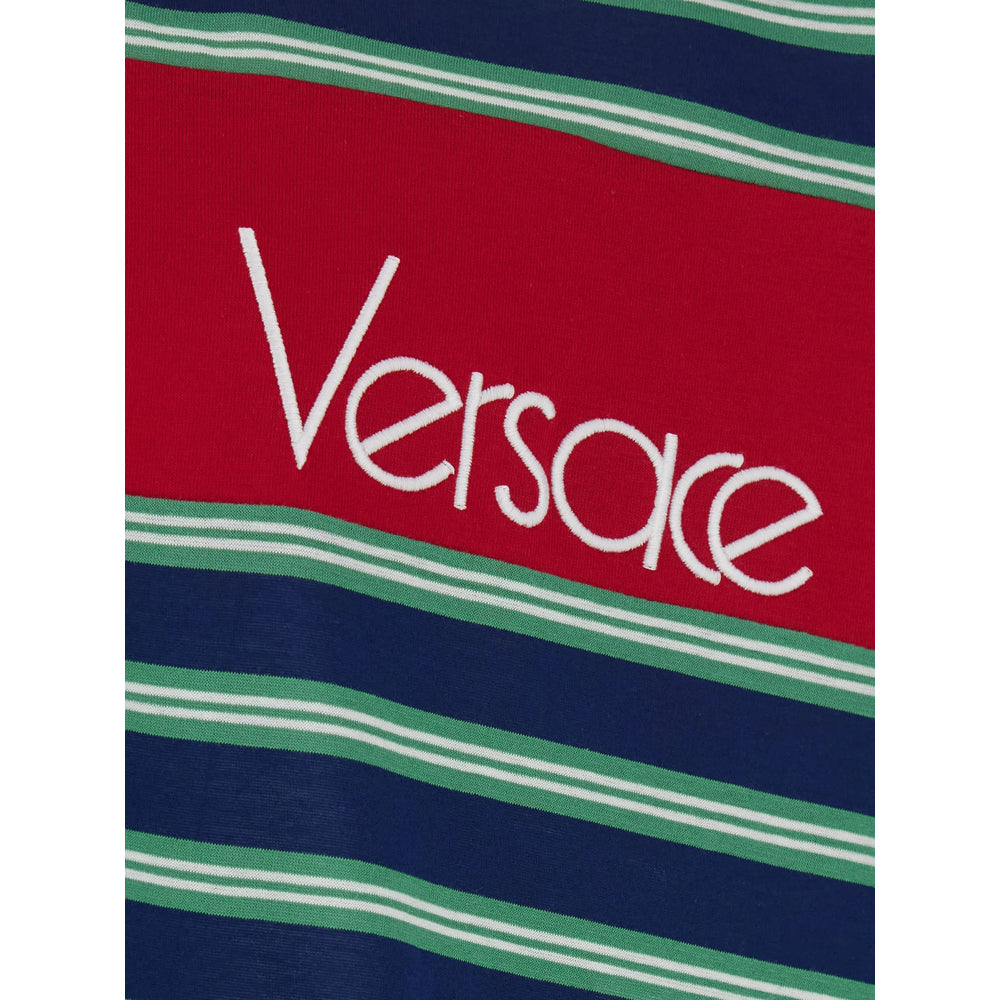 Versace Blue Polo Shirts Men