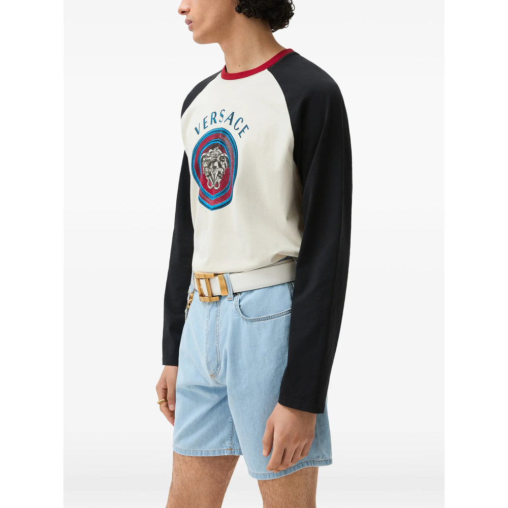 Versace White T-Shirts & Vests - T-Shirts Men