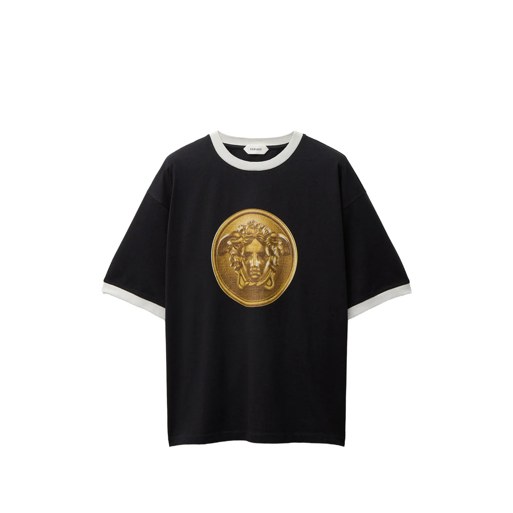 Versace Black T-Shirts & Vests - T-Shirts Men