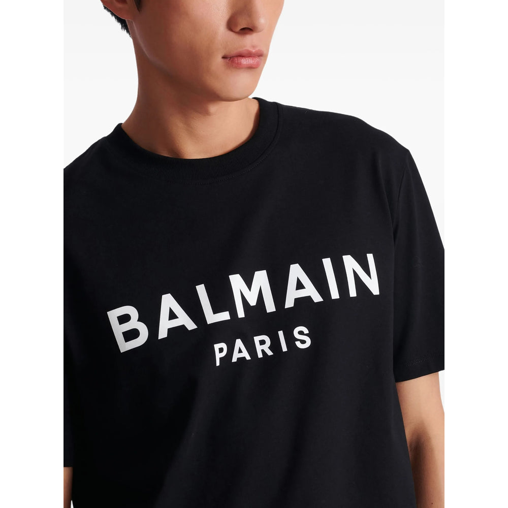 Balmain Black T-Shirts & Vests - T-Shirts Men