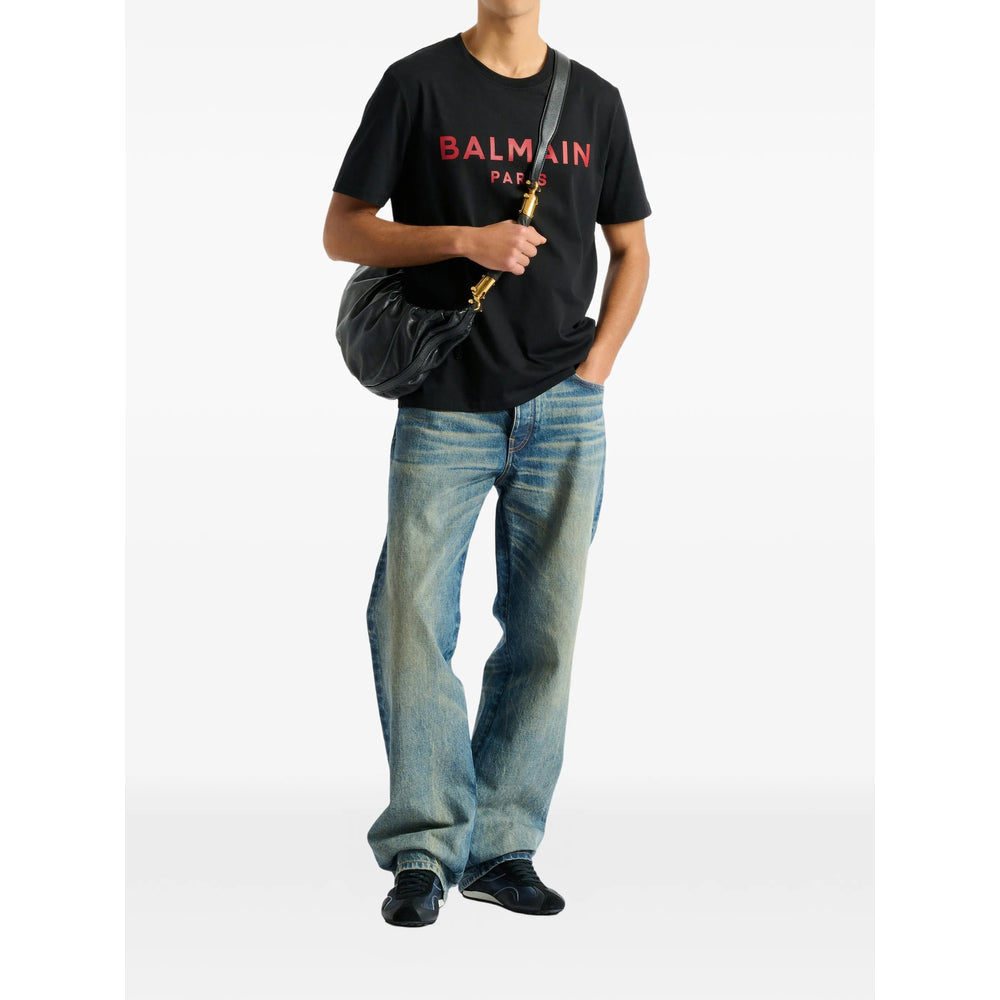 Balmain Black T-Shirts & Vests - T-Shirts Men