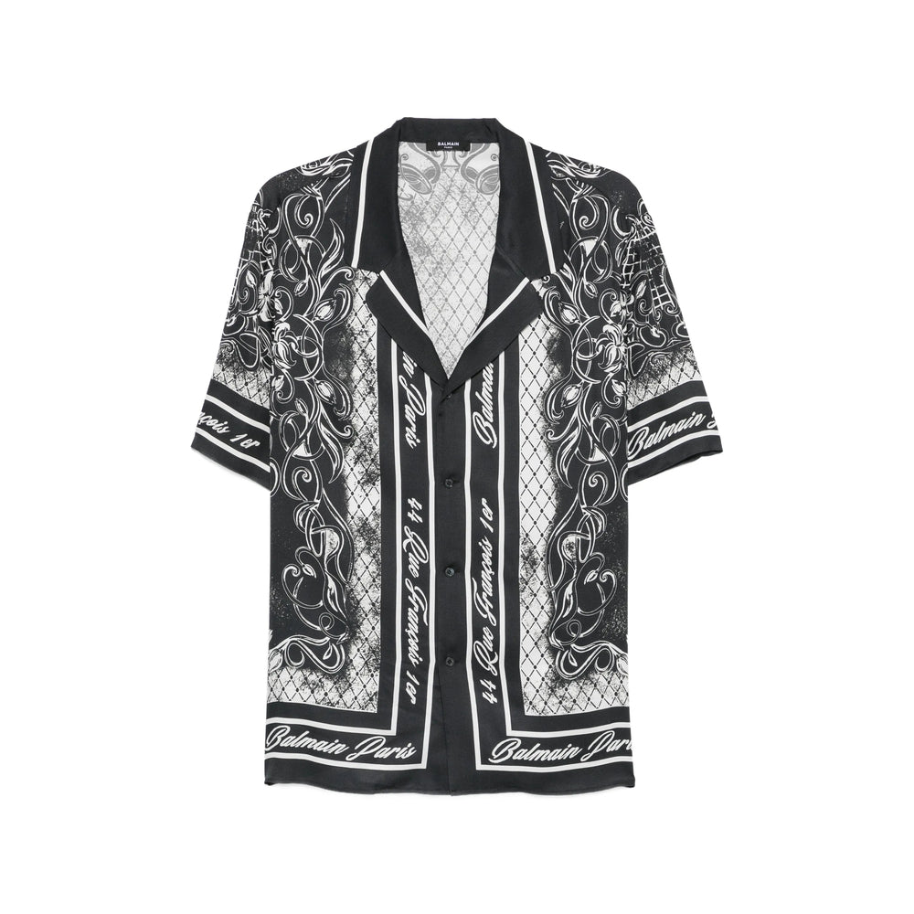 Balmain Black Shirts Men